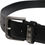 Thumbnail: Dolce & Gabbana Black Leather Metal Buckle Classic Belt