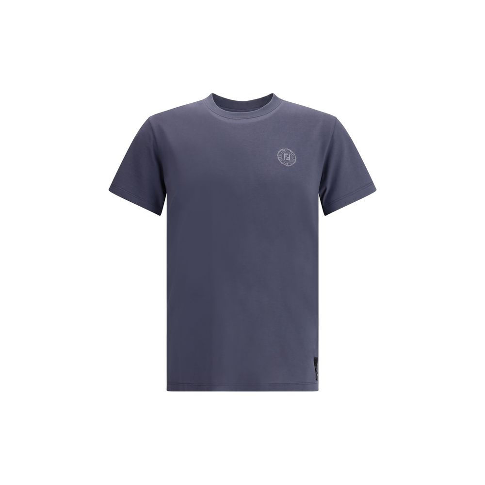 Fendi Blue Cotton T-Shirt