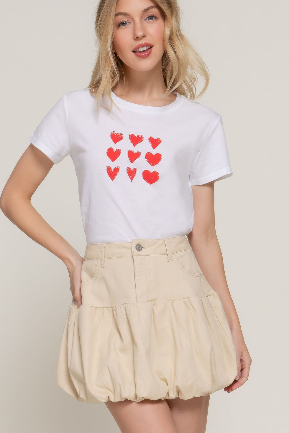 Thumbnail: Stretsch Twill Balloon Skirt