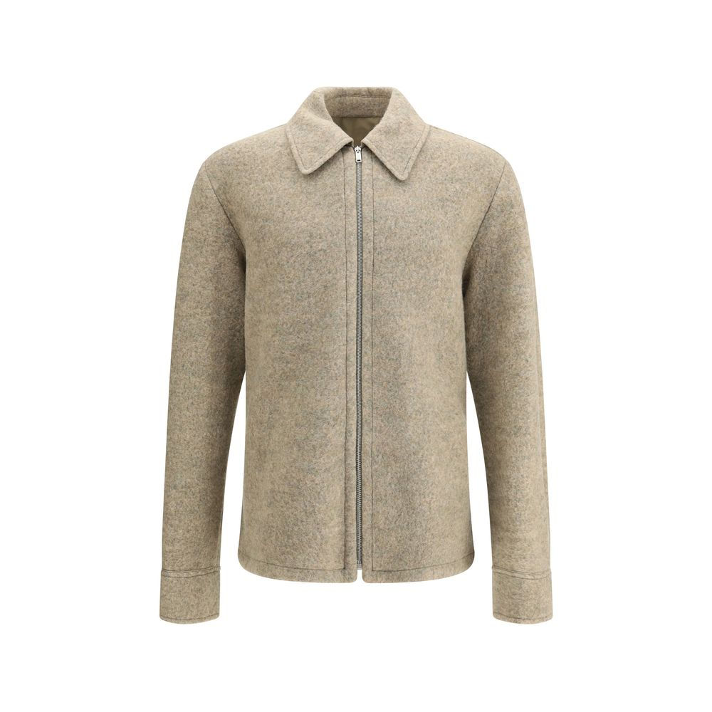 Jil Sander Beige Wool Coat
