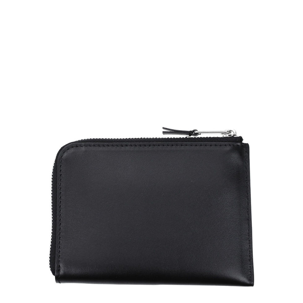 Thumbnail: Palm Angels Black Leather Cardholder