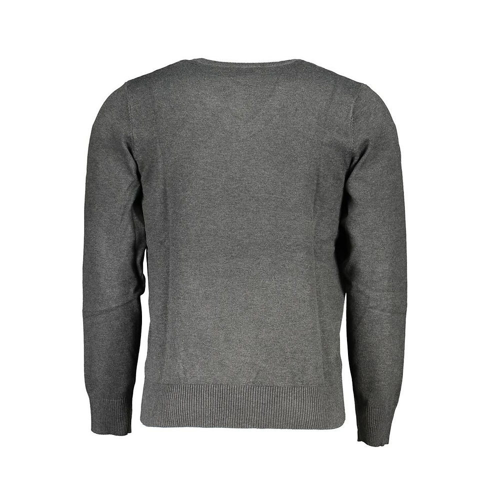 Thumbnail: U.S. Grand Gray Viscosa Mens Sweater