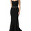 Thumbnail: Dolce & Gabbana Black Embellished Sheath Mermaid Gown Dress