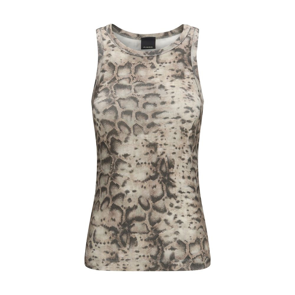 PINKO Beige Cotton T-Shirt