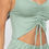 Thumbnail: Front Ruched With Adjustable String Cami Casual/summer Jumpsuit