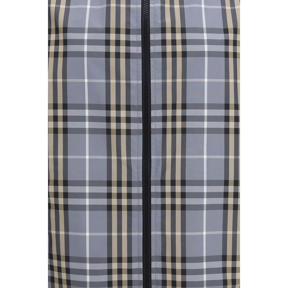 Thumbnail: Burberry Blue Polyester Shell Jacket