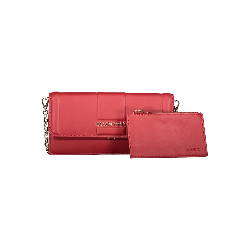 Thumbnail: Mario Valentino Rosso Polyurethane Women Clutch
