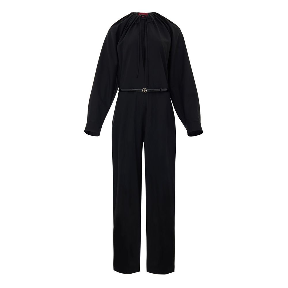 Gucci Black Wool Jumpsuit