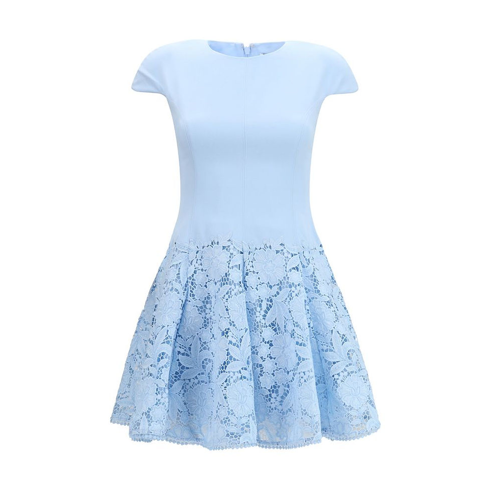 Thumbnail: Self-Portrait Blue Polyester Casual Dress