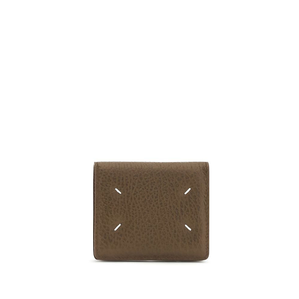 Thumbnail: Maison Margiela Brown Calf Leather Bos Taurus Wallet