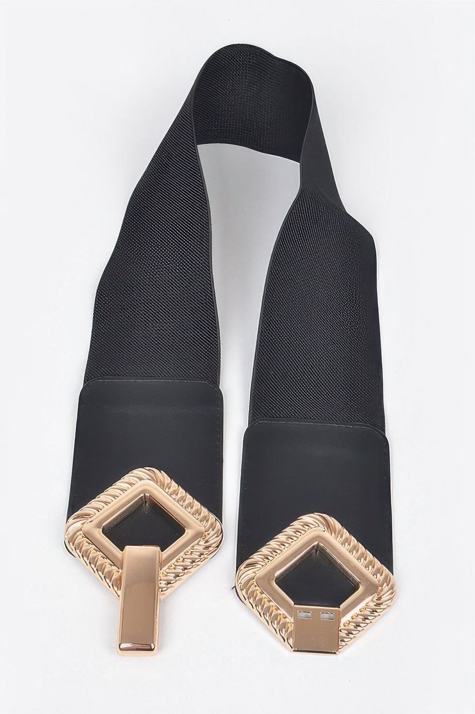 Thumbnail: Big Metal Buckle Stretch Belt