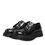Thumbnail: Dolce & Gabbana Black Leather Lace Up Derby Men Dress Shoes