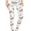Thumbnail: 5-inch Long Yoga Style Banded Lined Sailor Printed Knit Legging With High Waist