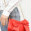 Thumbnail: Satin Bow Front Shoulder Bag