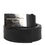 Thumbnail: Dolce & Gabbana Black Leather Classic Metal Logo Buckle Belt