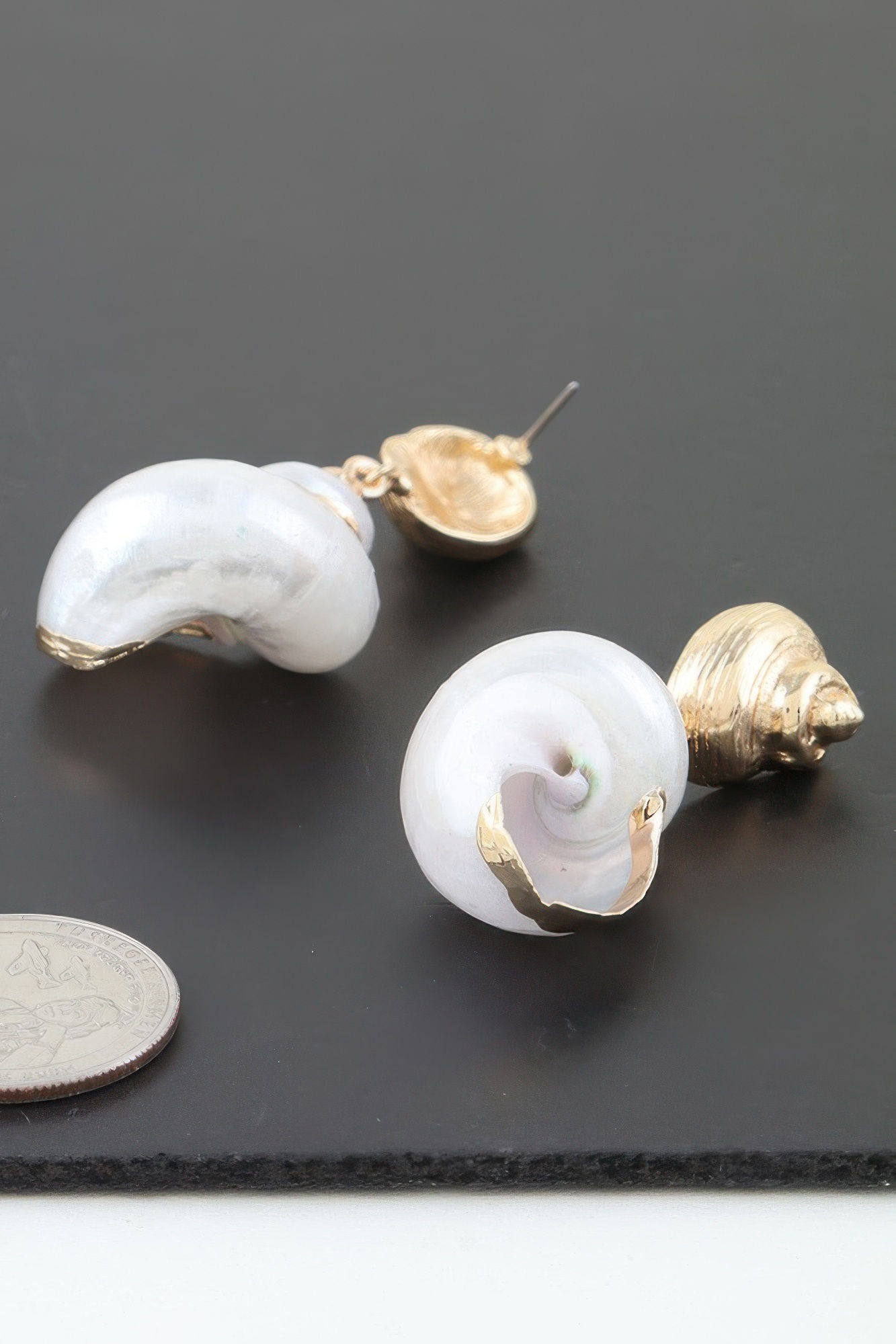 Twin Heart Of The Sea Stud Earrings