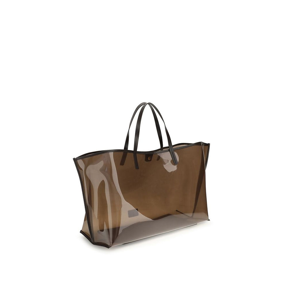 Thumbnail: Staud Brown Pvc Handbag