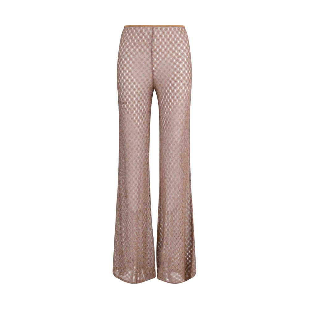Missoni Brown Viscose Flared Pants
