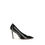 Thumbnail: Amina Muaddi Black Lamb Ovis Aries Aries Pumps
