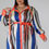 Thumbnail: Long Sleeves Non-stretch Dress          