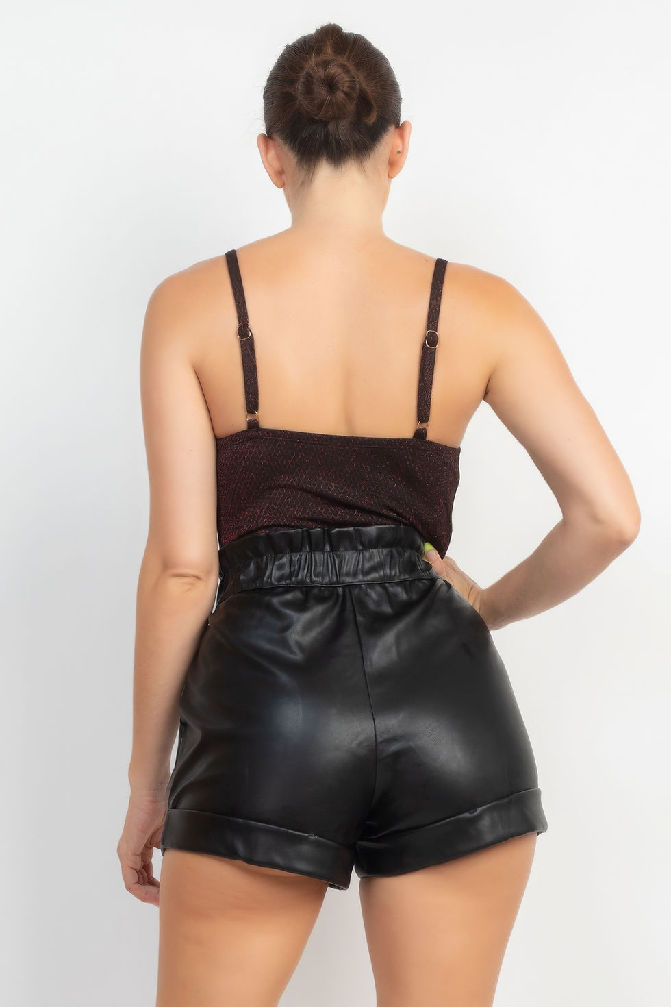 Thumbnail: Lurex Sweetheart Cami Bodysuit