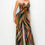 Thumbnail: Allover Print Twist Front Wide Leg Jumpsuit