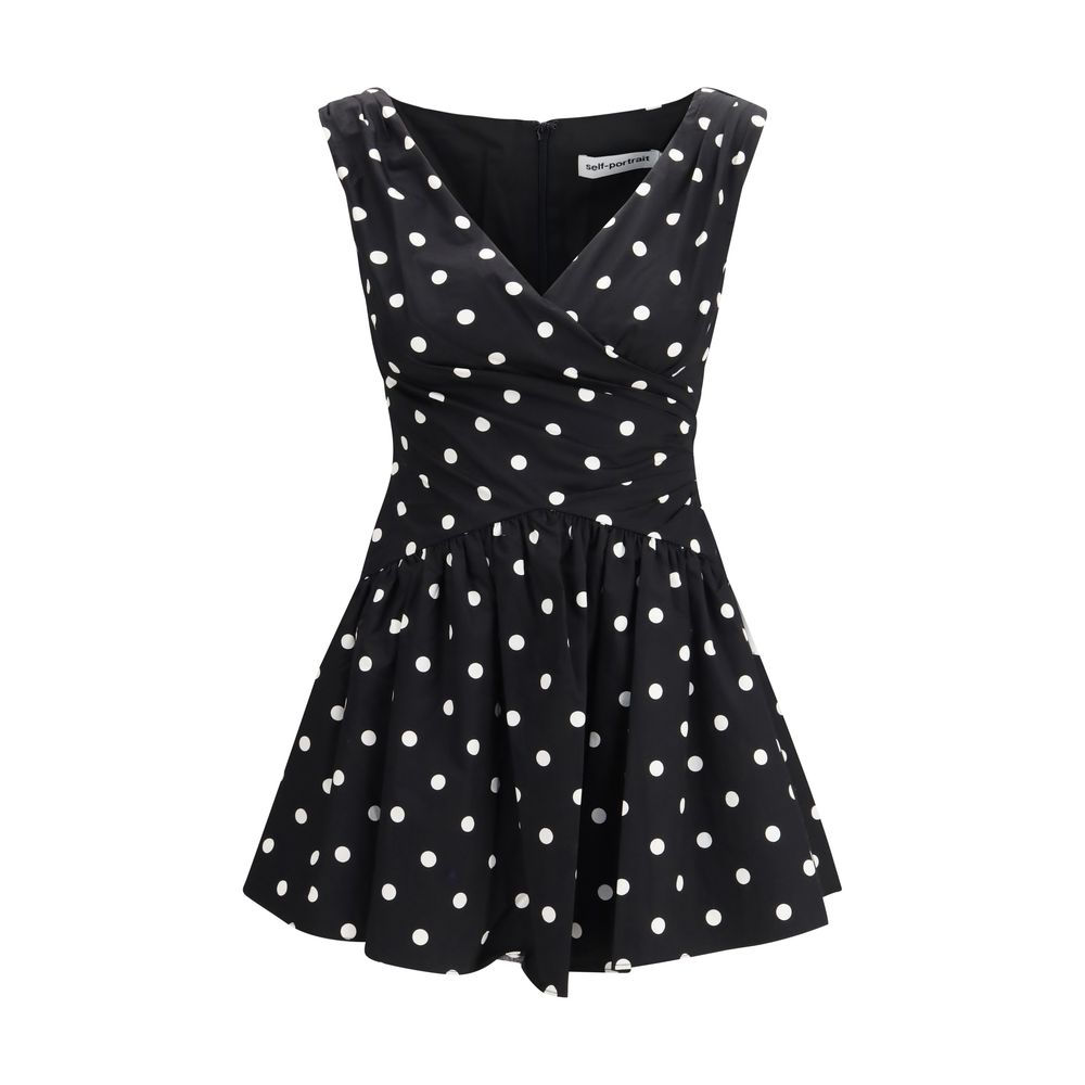 Self-Portrait Multicolor Cotton Casual Dress