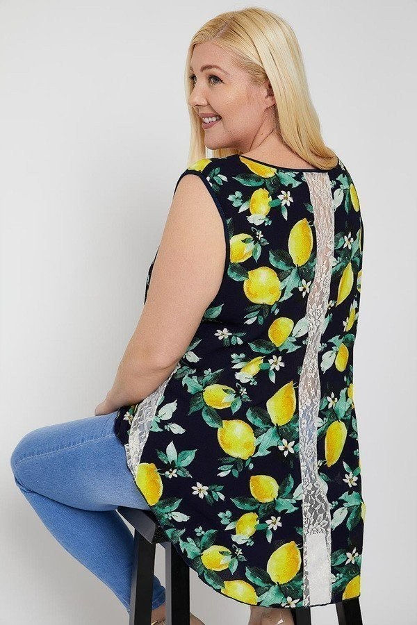 Thumbnail: High-low Hemline Sleeveless Top