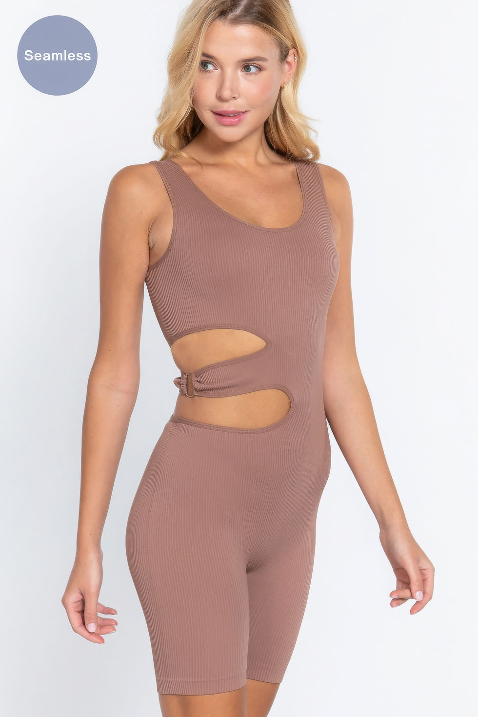 Thumbnail: Suave Cut-out Seamless Romper