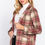 Thumbnail: Notched Collar Plaid Jacket 