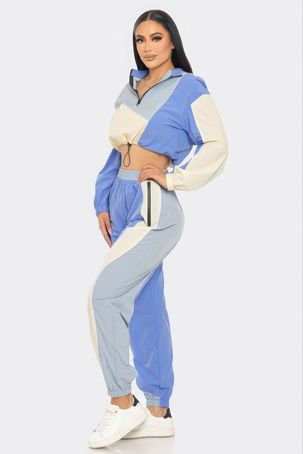 Thumbnail: Colorblock Cargo Jogger Set