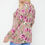 Thumbnail: Flattering Cutout Details Floral Print Top