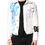 Thumbnail: Dolce & Gabbana White Graffiti Cotton Stretch Denim Jacket