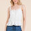 Thumbnail: Lace Peplum Tie Front Ribbed Cami Top