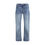 Thumbnail: 7FOR Blue Cotton Straight-Leg Jeans