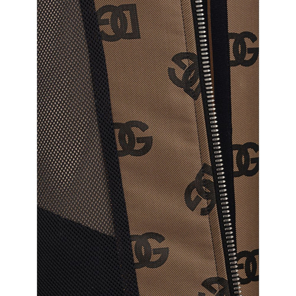Thumbnail: Dolce & Gabbana Bronze Polyester Shell Jacket