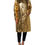 Thumbnail: Dolce & Gabbana Gold Hooded Long Sleeves Trench Coat Jacket
