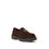 Thumbnail: Prada Brown Calf Leather Bos Taurus Slip-On Loafers