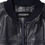 Thumbnail: Dolce & Gabbana Blue Leather Full Zip Biker Blouson Jacket