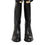 Thumbnail: Dolce & Gabbana Black Logo Plaque Over The Calf Boots Shoes