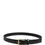 Thumbnail: Dolce & Gabbana Men Black Classic Leather Metal Buckle Belt