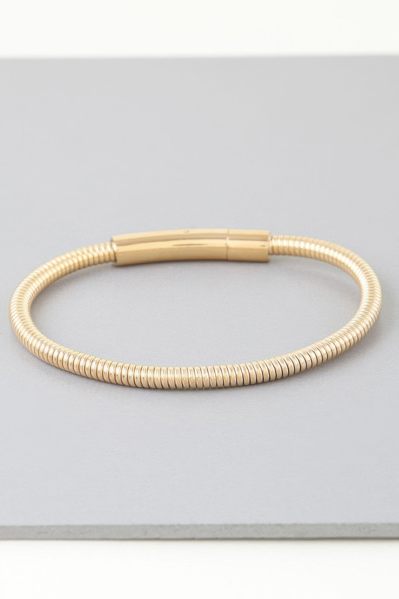 Wrapped Coil Cuff Bracelet