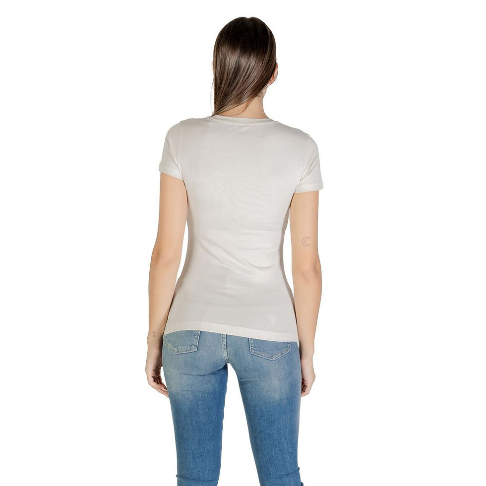 Thumbnail: Guess Beige Cotton T-Shirt