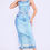 Thumbnail: Denim Print Midi Dress