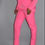 Thumbnail: 2 Piece Powersuit Blazer & Pants Set With Rhinestone Letterings On Blazer
