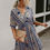 Thumbnail: Boho Print Wrap Neck Tie Back Pleated Hem Dress