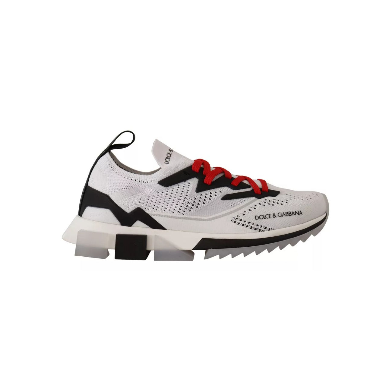 Dolce & Gabbana White SORRENTO Sport Stretch Men Shoes Sneakers