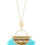 Thumbnail: Half Circle Tassel Pendant Necklace
