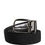 Thumbnail: Dolce & Gabbana Men Black Viscose Silver Metal Buckle Belt