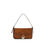 Thumbnail: Staud Brown Calf Leather Bos Taurus Shoulder Bag